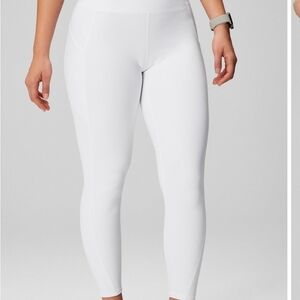 Fabletics Oasis Pureluxe High Waisted White Leggings